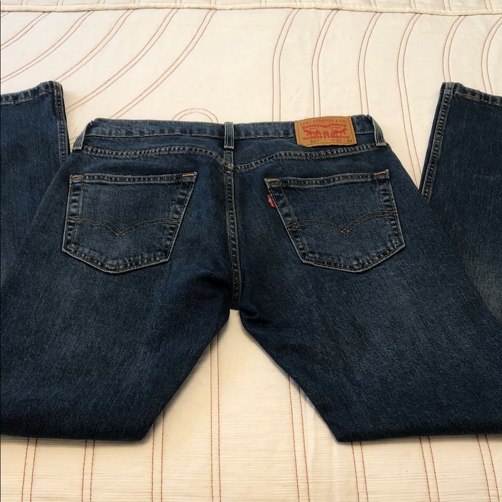 Men’s Levi's 527 Dark Blue Bootcut Jeans 527